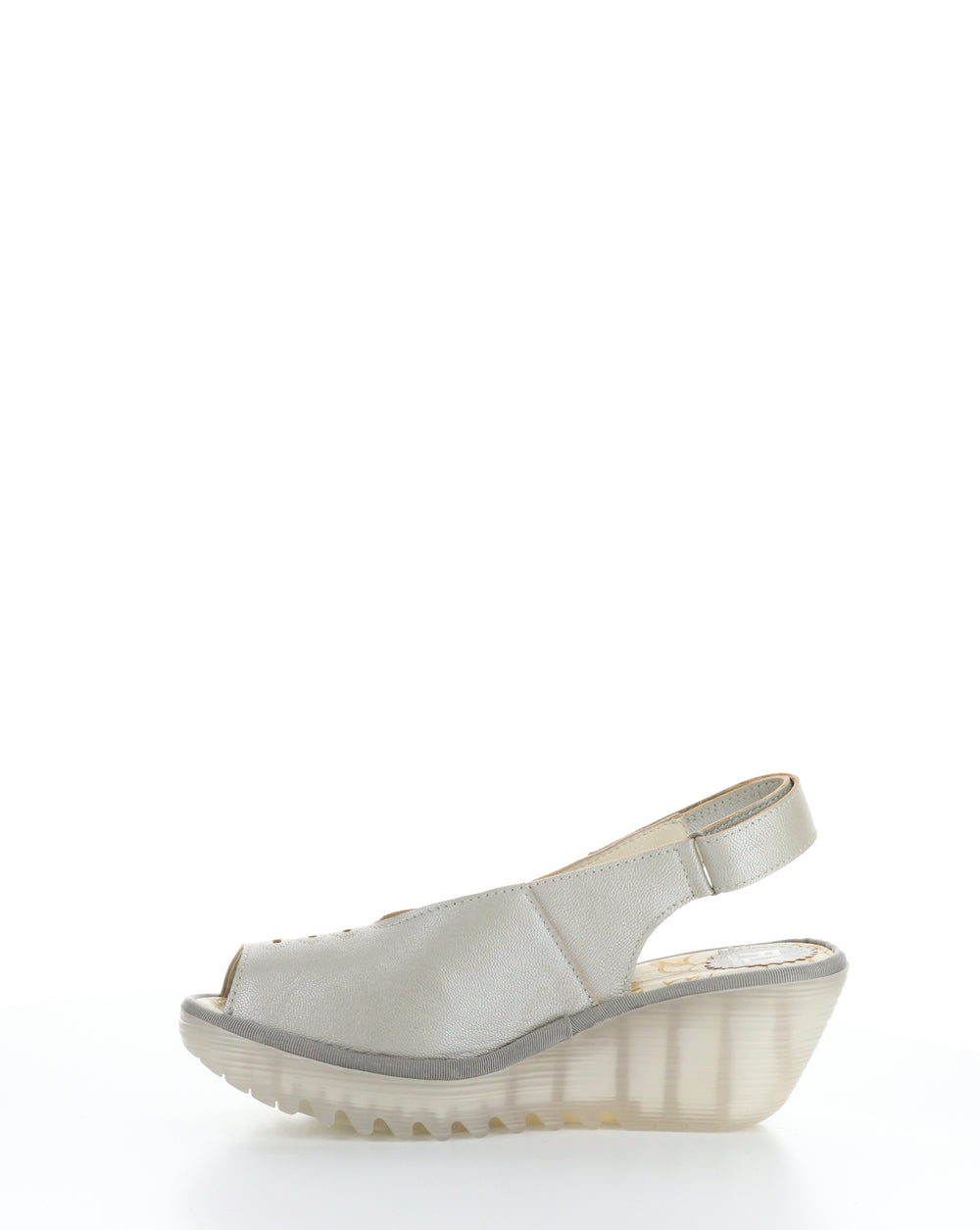 YEAY387FLY 008 SILVER Velcro Sandals